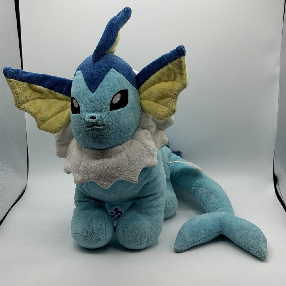 Vaporeon Pokémon Build-A-Bear Plush 2020 No Sound